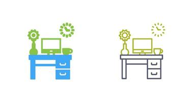 Work Table Vector Icon