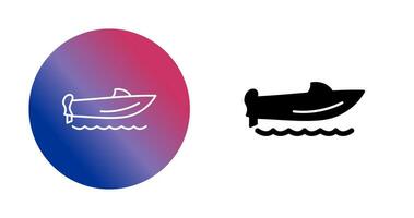 Speed Boat Vector Icon