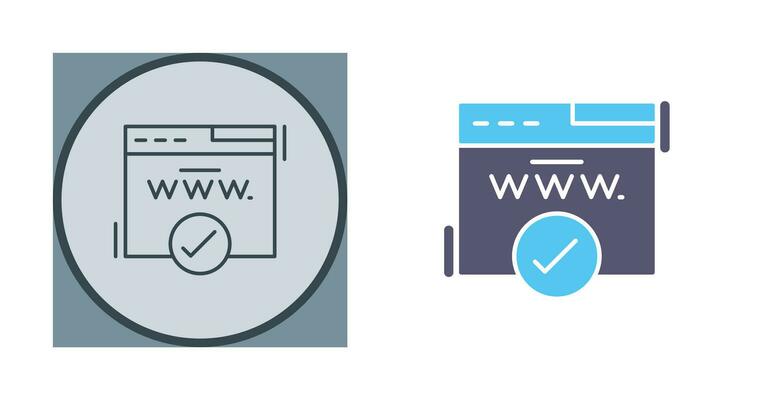 Domain Vector Icon