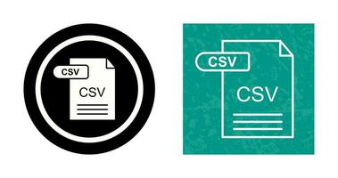 CSV Vector Icon