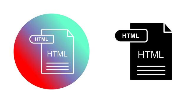HTML Vector Icon