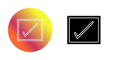 Checkbox Vector Icon