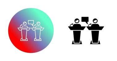 Debate Vector Icon