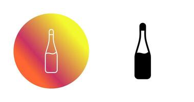 Champagne Bottle Vector Icon