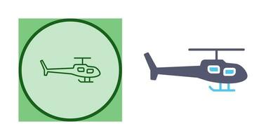 icono de vector de helicóptero