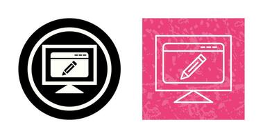 Edit Webpage Vector Icon