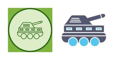 icono de vector de tanque de infantería