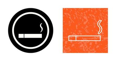 Unique Lit Cigarette Vector Icon