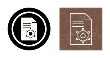 Unique Content Management Vector Icon