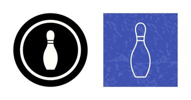 Unique Bowling Pin Vector Icon