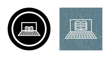 Unique Online Books Vector Icon