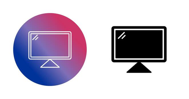 Computer Vector Icon