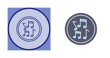Musical Notes Vector Icon