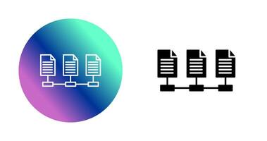 Network Files Vector Icon