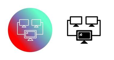 Connected Systems Vector Icon