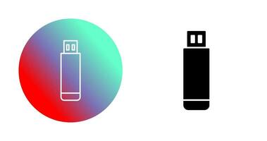 USB Drive Vector Icon