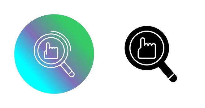 icono de vector de selección rápida