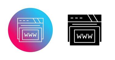 Www Vector Icon