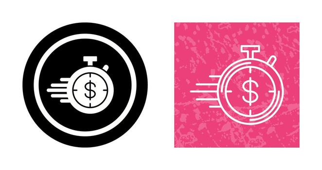 icono de vector de temporizador