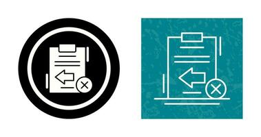 Return Failed Vector Icon