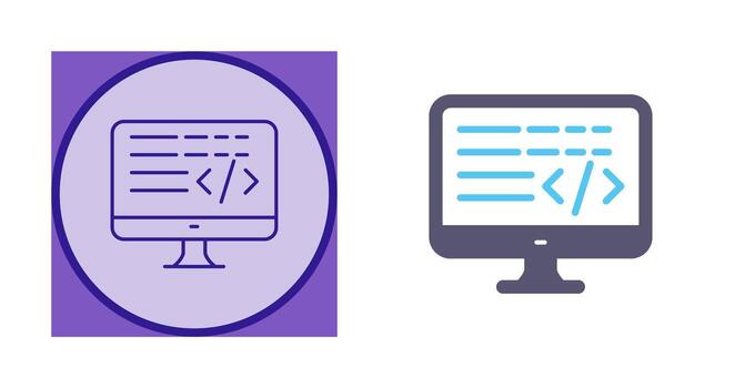 Coding Vector Icon