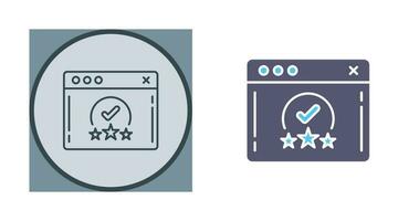 Rating Vector Icon