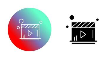 Video Player Vector Icon