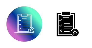 Task List Vector Icon