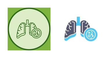 Lung Cancer Vector Icon