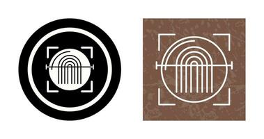 Fingerprint Scanner Vector Icon