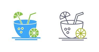 Coconut Drink Vector Icon