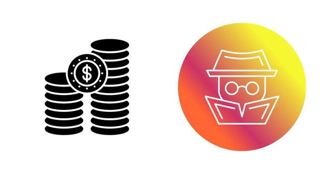 icono de vector de hacker