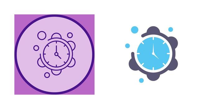 icono de vector de reloj