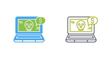 Online Fraud Vector Icon