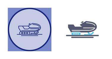 Snowmobile Vector Icon