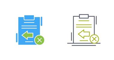Return Failed Vector Icon