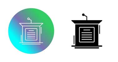 Podium Vector Icon