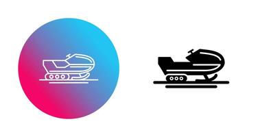 Snowmobile Vector Icon