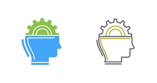 Machine Learning Vector Icon