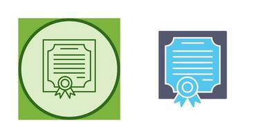 Certificate Vector Icon