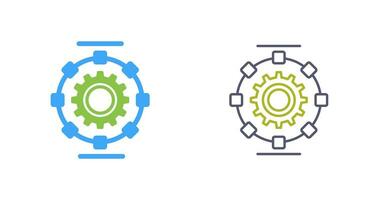 Automated Process Vector Icon