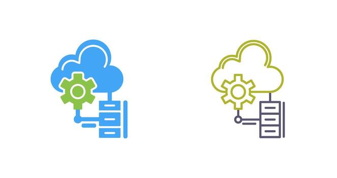 icono de vector de datos grandes