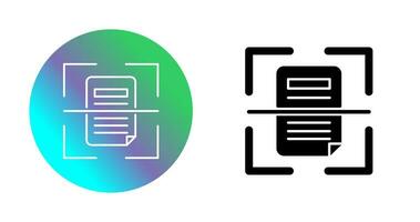 Scan Vector Icon