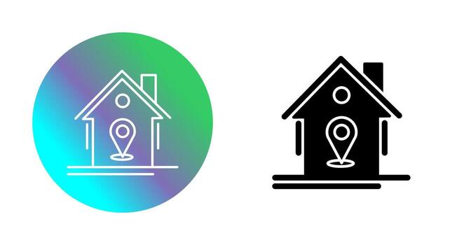 icono de vector de ubicación