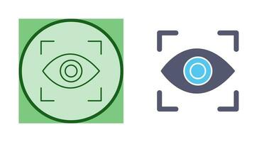 Eye Scan Vector Icon