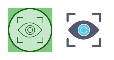 Eye Scan Vector Icon