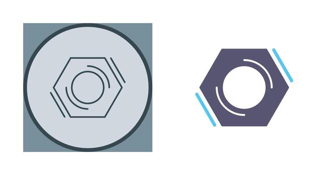 icono de vector de tuerca