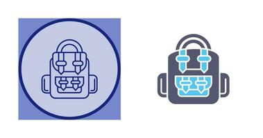 icono de vector de mochila