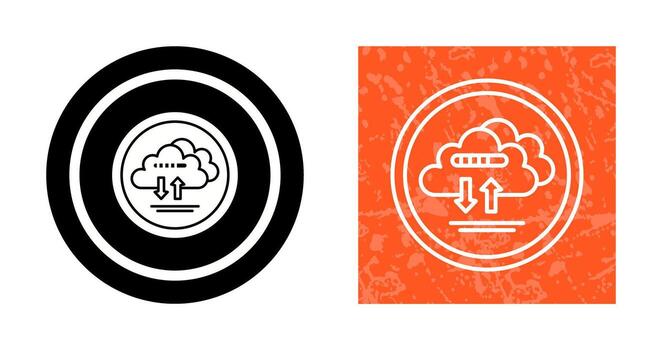Cloud Data Vector Icon