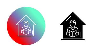 Home Learning Vector Icon